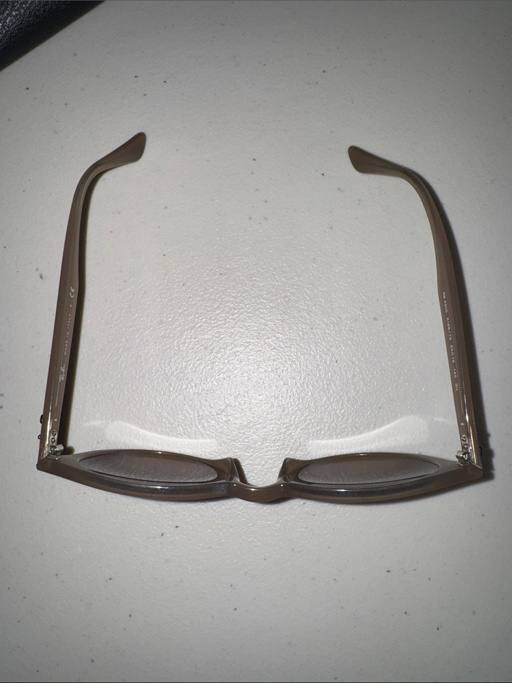 Ray-Ban Women's Taupe Round Sunglasses with Brown Gradient Lenses - Picture 9 of 13